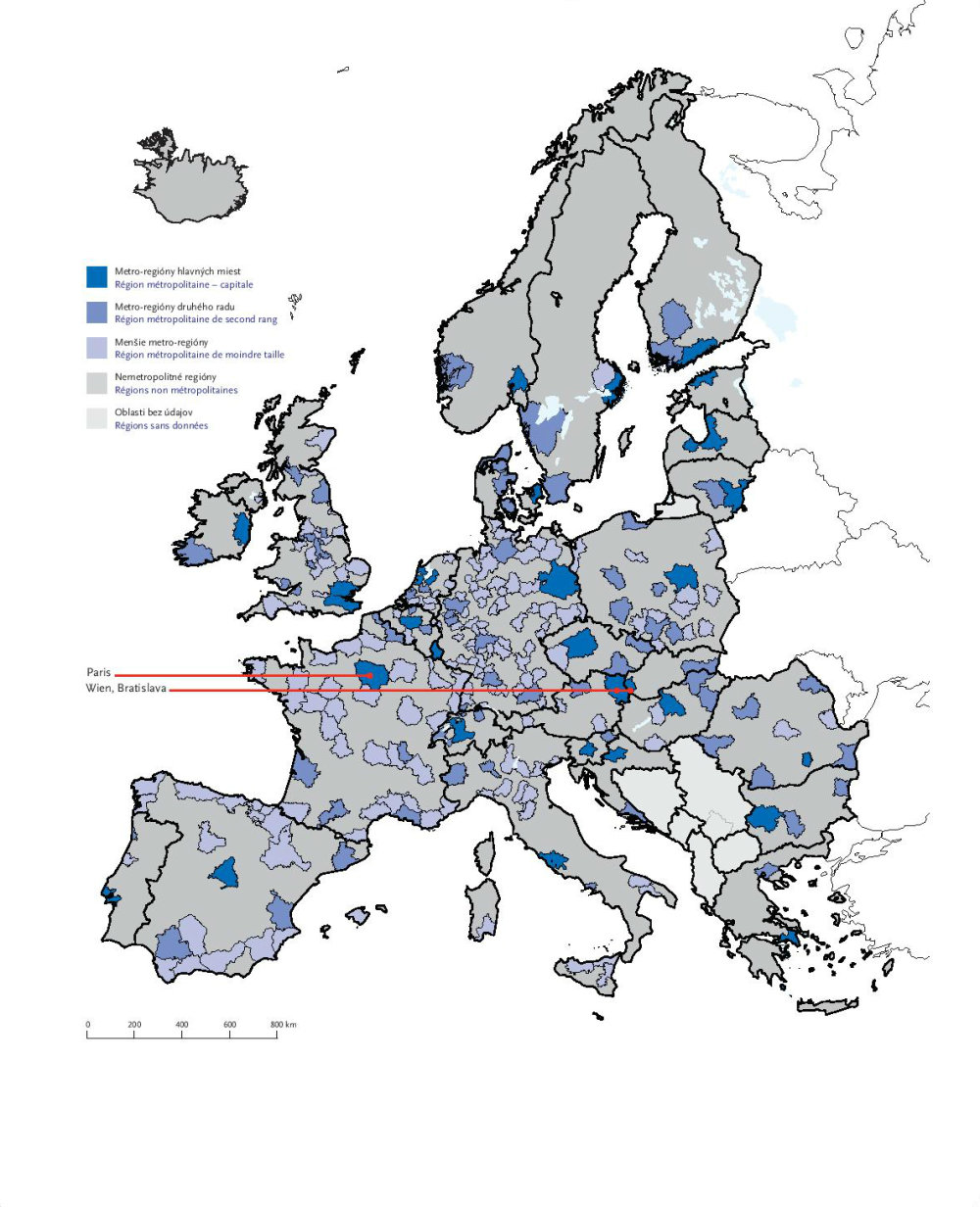 Metro-regióny európskych miest