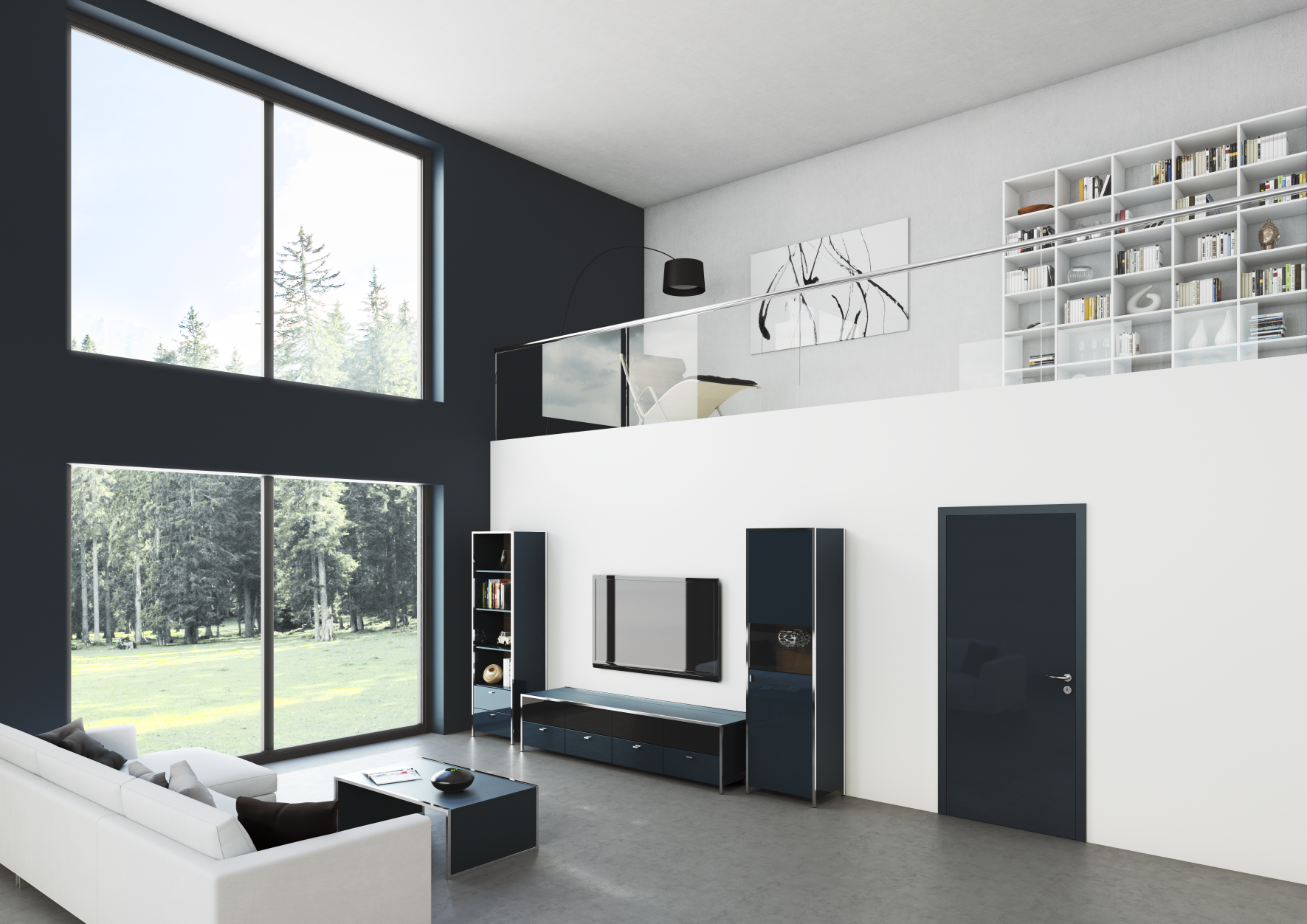 To, čo je už trendom v kuchyni, ponúka teraz Hörmann aj pre domové vnútorné dvere: s prevedením „ConceptLine“ sa moderné, sivé odtiene s vysokolesklým dizajnom sťahujú aj do interiérov domov a bytov. 