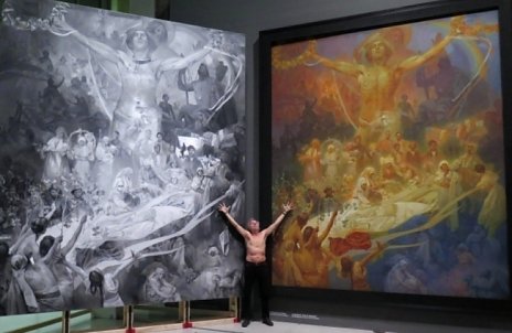 Expozícia pavilónu na Bienále