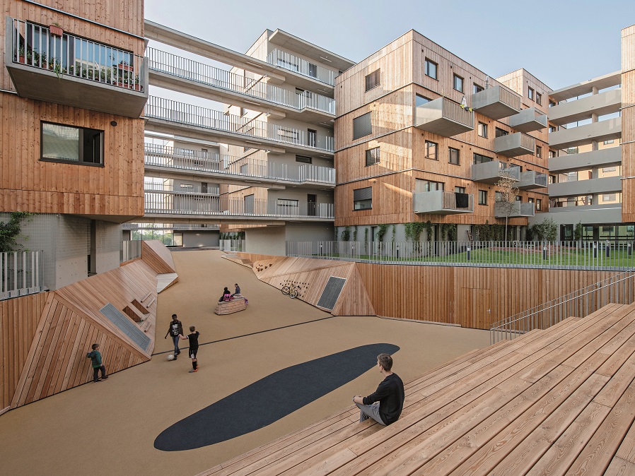 Wood Housing Seestadt Aspern od Querkraft architekten a Berger+Parkkinen, Viedeň