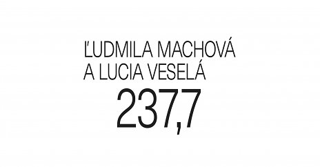 Ľudmila Machová, Lucia Veselá: 237,7