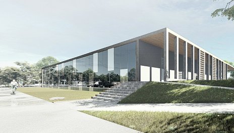 Nová mestská plaváreň v Ružomberku - súťažné návrhy