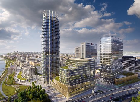 Známe sú budúce názvy hlavných budov v EUROVEA CITY aj návrh organizácie bulváru Pribinova od Beth Galí