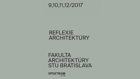 Reflexie architektúry 2017 - predstavenie knihy a projektu