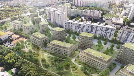 Výstavba bytového komplexu Andromeda na sídlisku KVP, Košice - výsledky súťaže