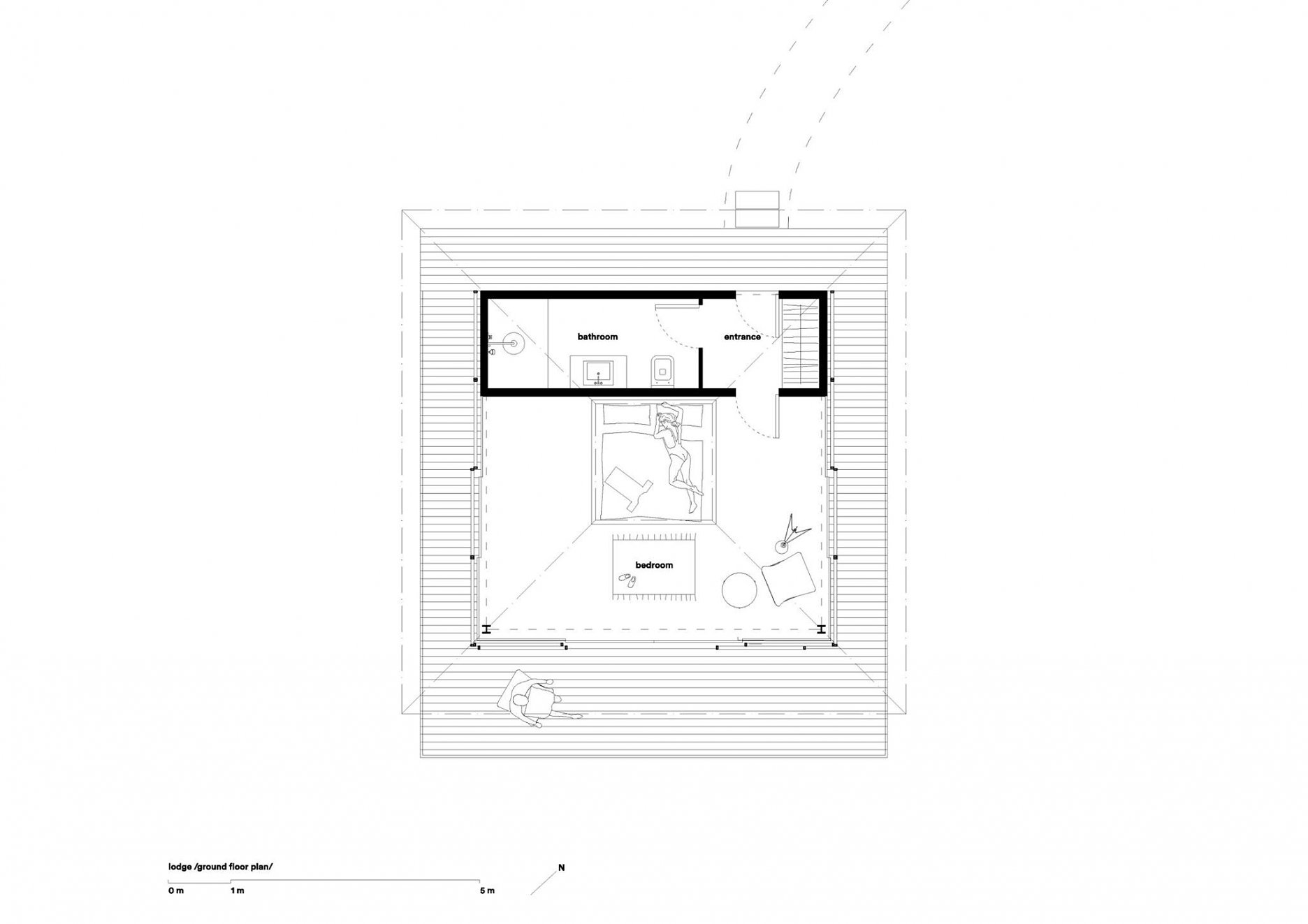 Lodge - ground floor plan
