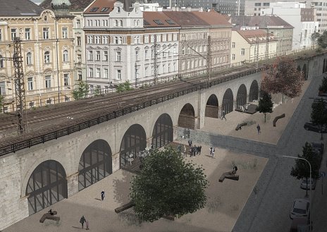 Negrelliho viadukt - projekt schválený Hl. mestom Praha
