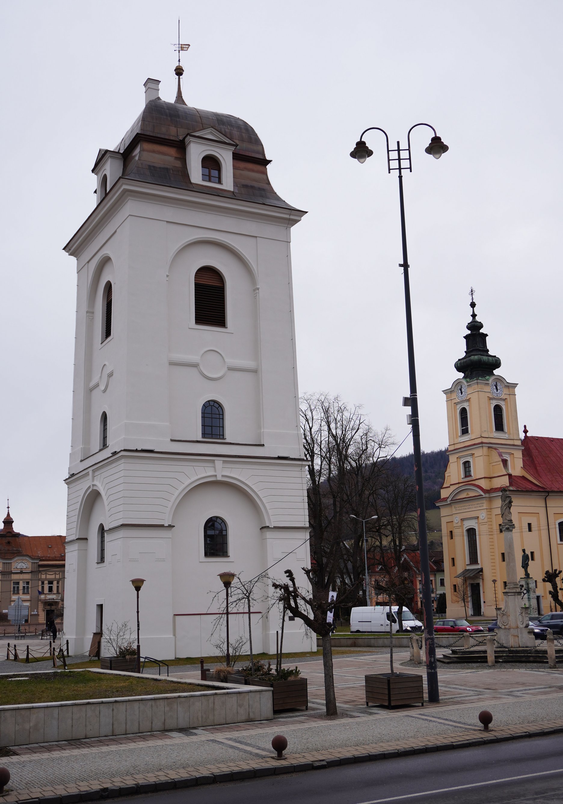 Mestská veža v Brezne po obnove