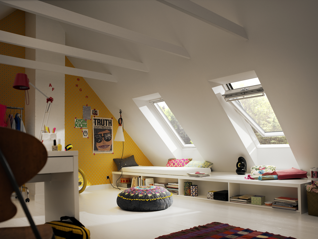 Európania považujú za zdravé bývanie interiér plný denného svetla a čerstvého vzduchu.
