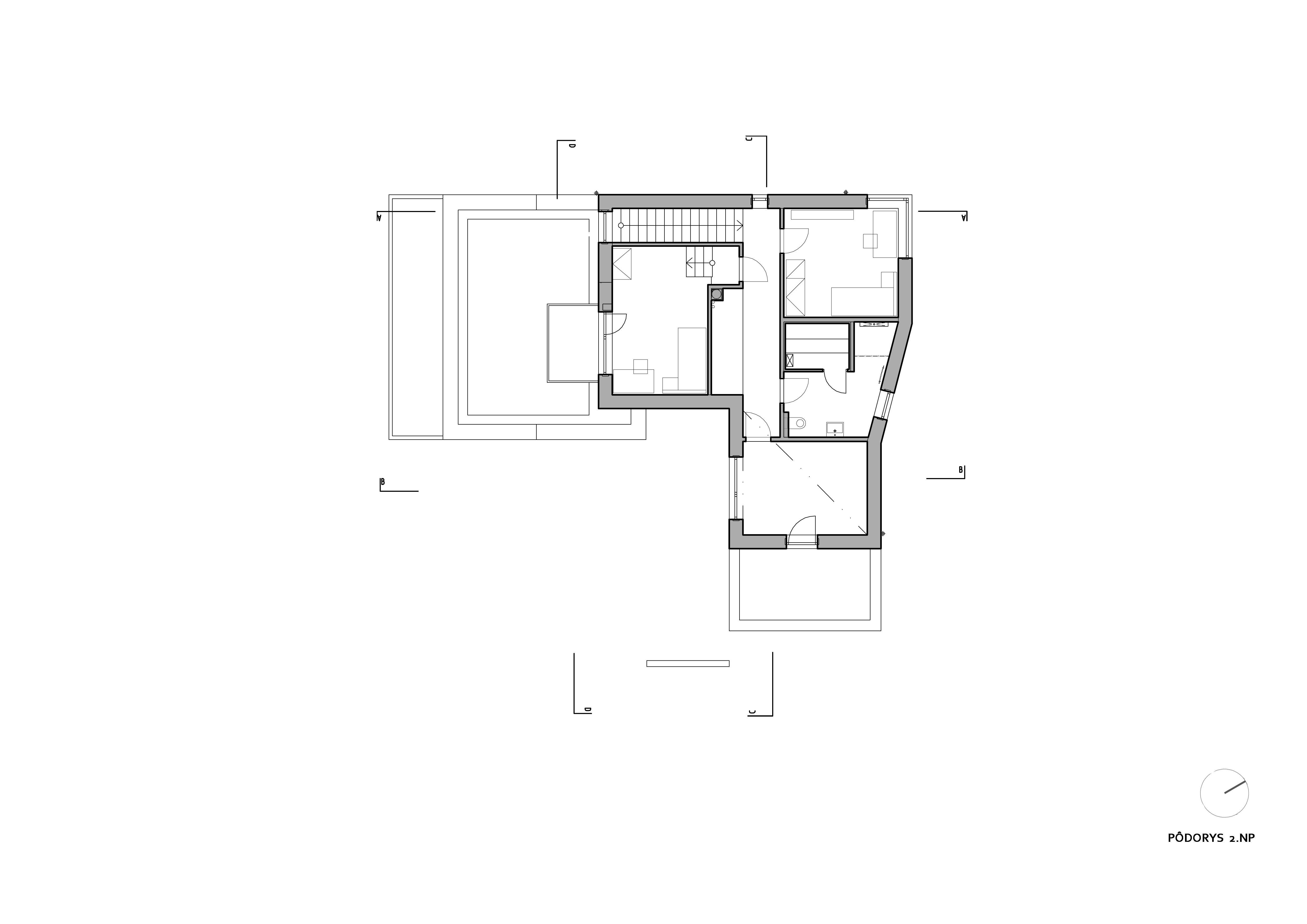 Pôdorys 2. NP