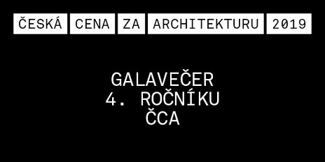 Slávnostný galavečer 4. ročníka Českej ceny za architektúru