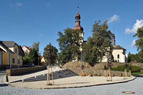 Centrum obce Velká Polom (ČR)