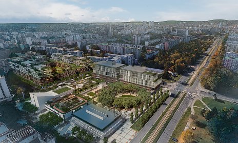 Nový projekt na mieste chátrajúceho skeletu Obchodného domu Ružinov bude formovať pražský ateliér Jakub Cigler Architekti.