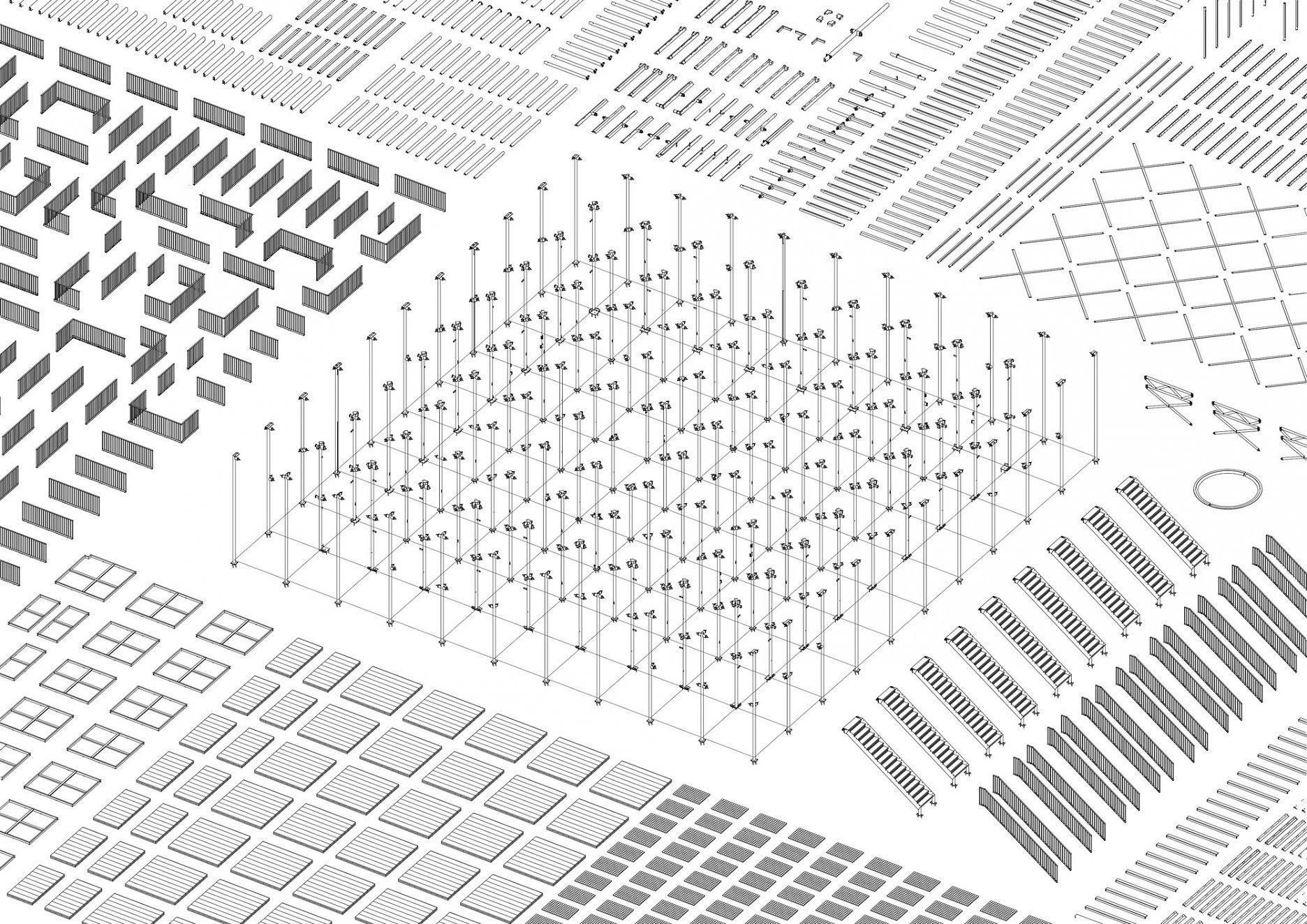 Schéma zákaldných stavebných prvkov