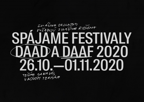 DAAD | Dni architektúry a dizajnu 2020 - kompletný program