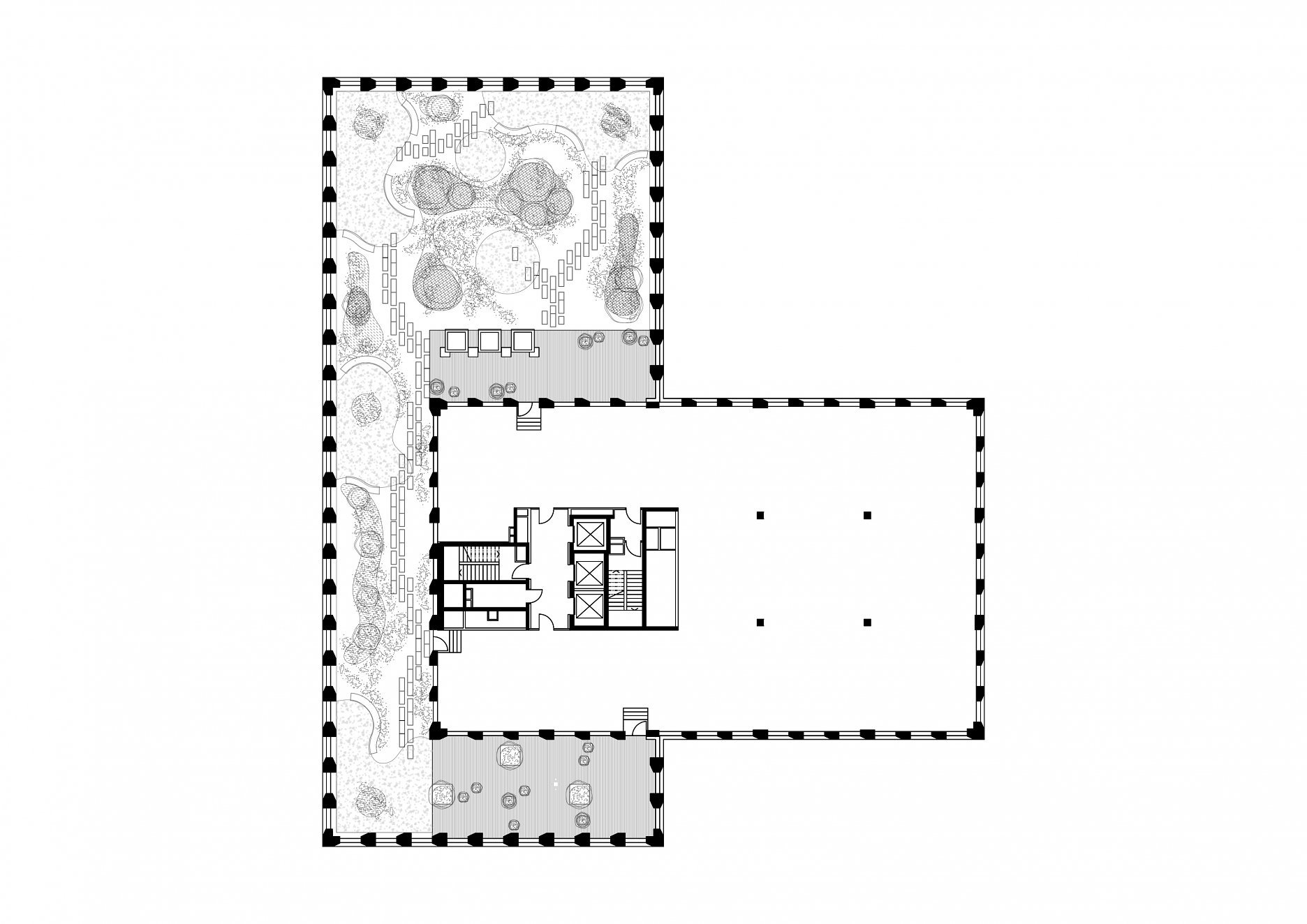 Pôdorys - strešná terasa