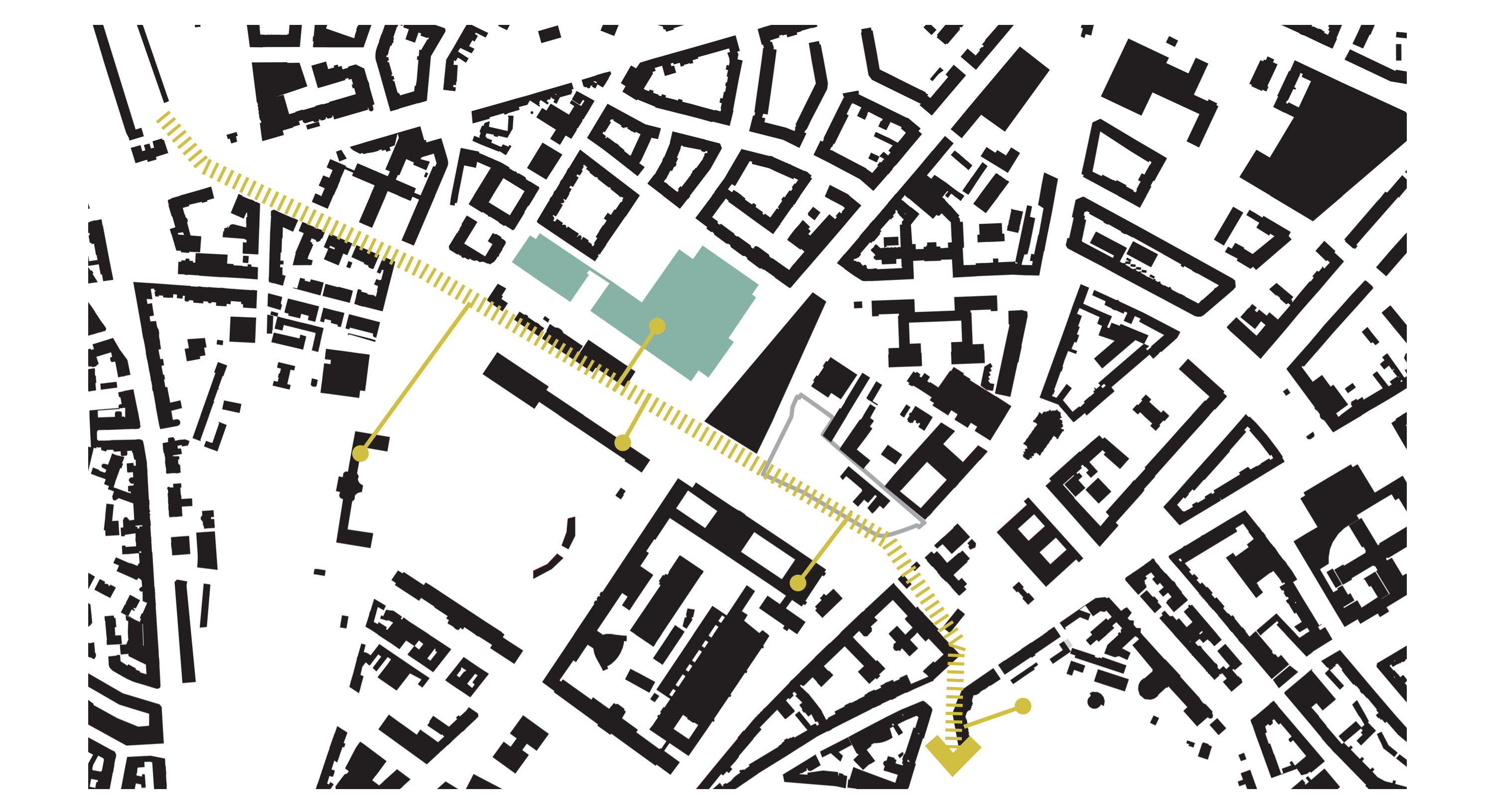 ŠIRŠIE VZŤAHY - zelená “priečna os”: sústava mestských priestorov s kultúrnou, spoločenskou, relaxačnou funkciou