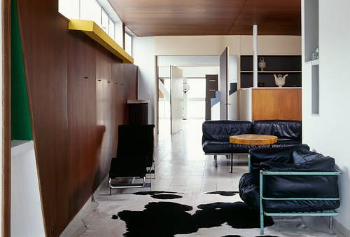 Living room, apartment of Le Corbusier, Molitor  © FLC/ADAGP