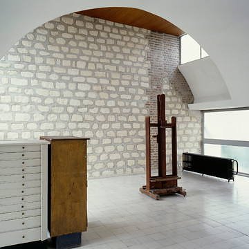 Painting studio od Le Corbusier, Molitor  © FLC/ADAGP
