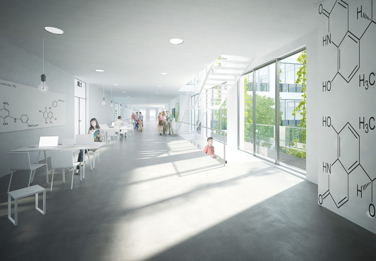 Víťazný návrh budovy Biocentra  Ateliéru M1 architekti