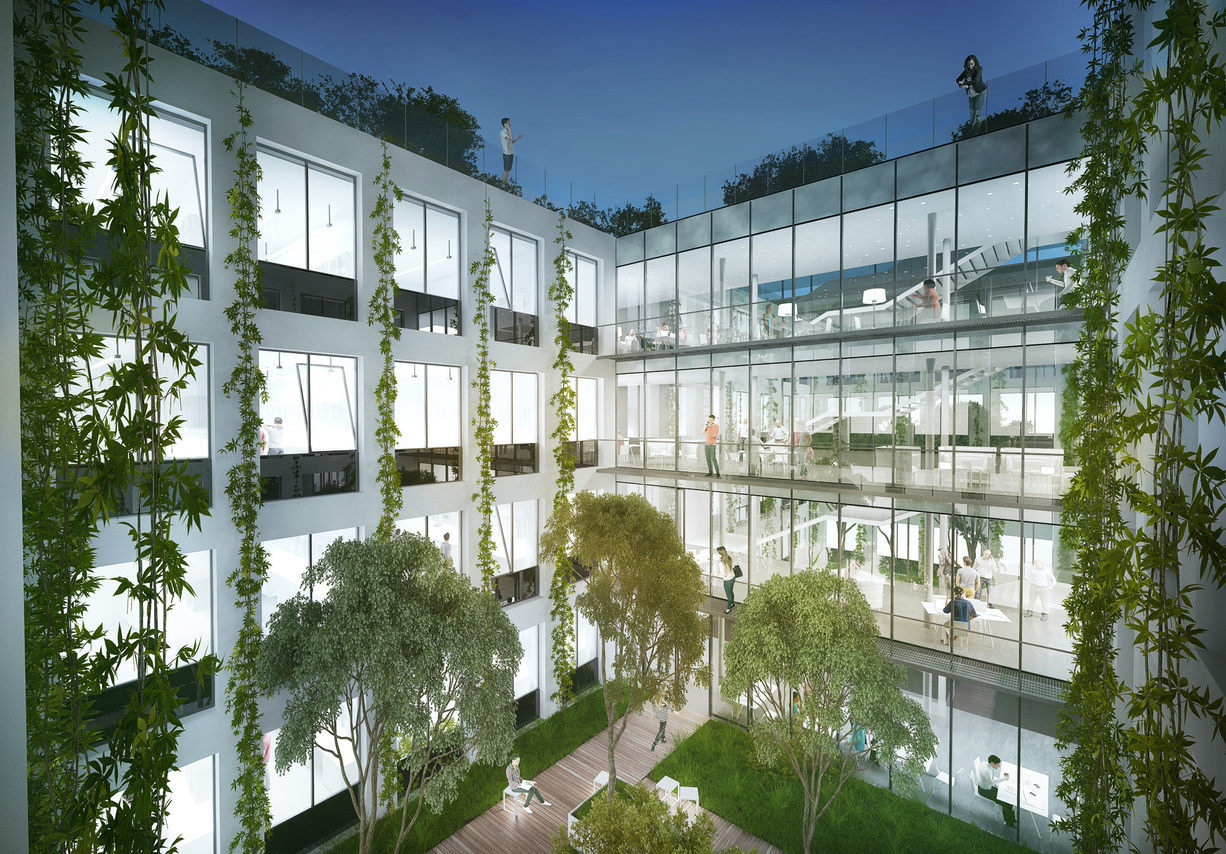 Víťazný návrh budovy Globcentra  Ateliéru M1 architekti