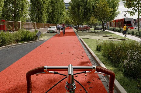 Zanedbaný verejný priestor pri Vozovni Krasňany prejde rekonštrukciou, slúžiť bude chodcom, cyklistom aj vodičom