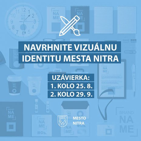Súťaž k novej vizuálnej identite mesta Nitra