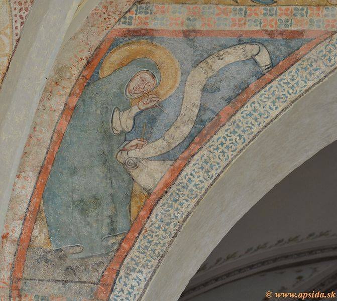 Freska z neskorogotickégo kostola v Dobšinej.