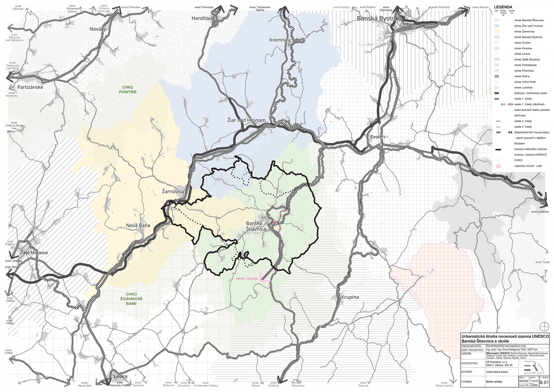 Širšie vzťahy M 1:150 000