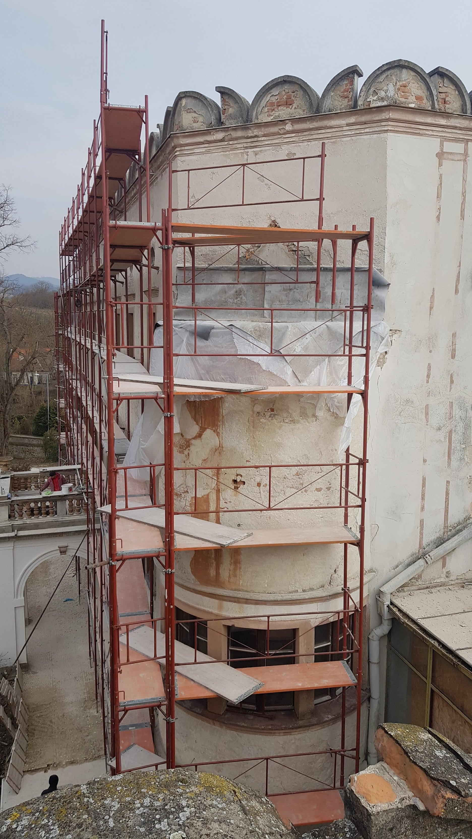 Arkier - východiskový stav pred obnovou