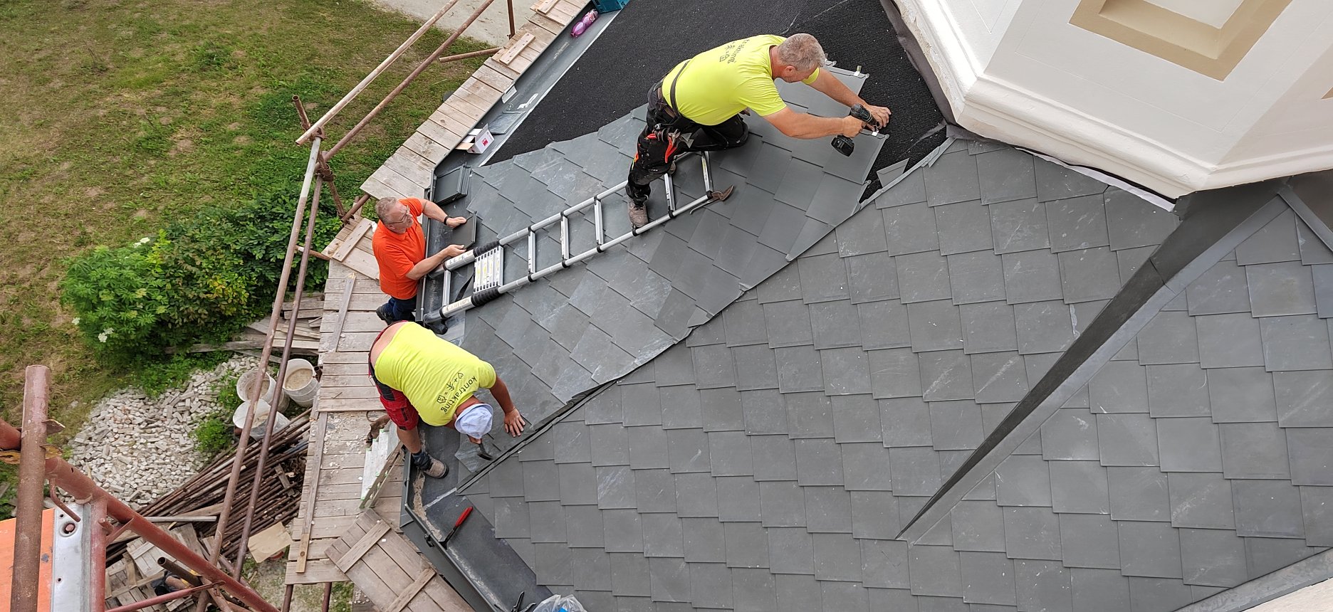 Realizácia strechy kaplnky