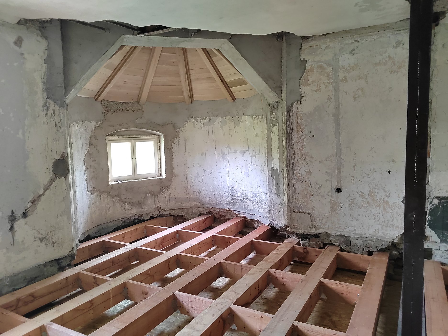 Obnova pôvodnej strielne v arkieri