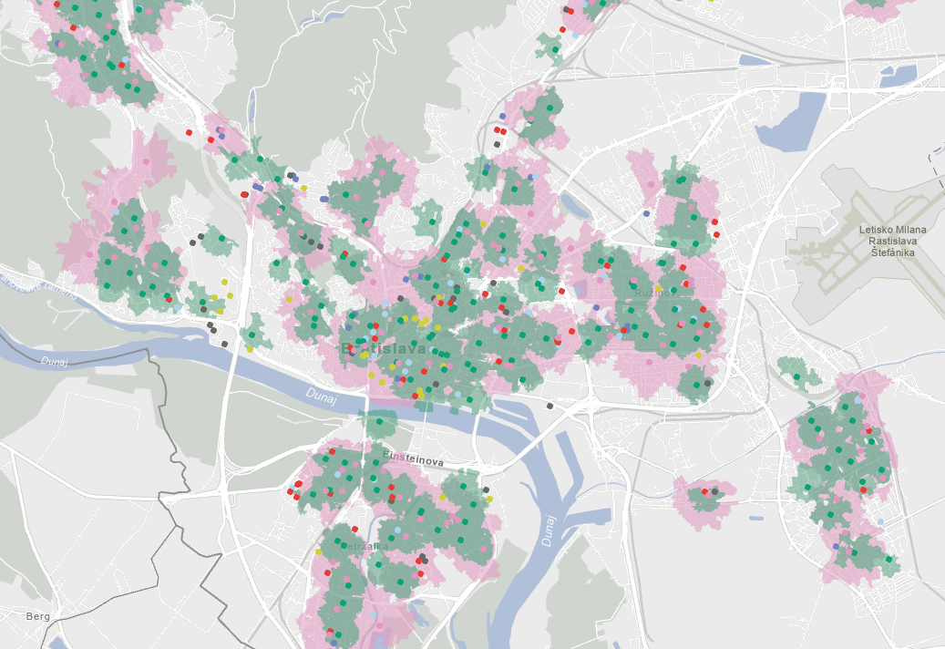 Územná štúdia školstva - školy a školské zariadania na území Bratislavy