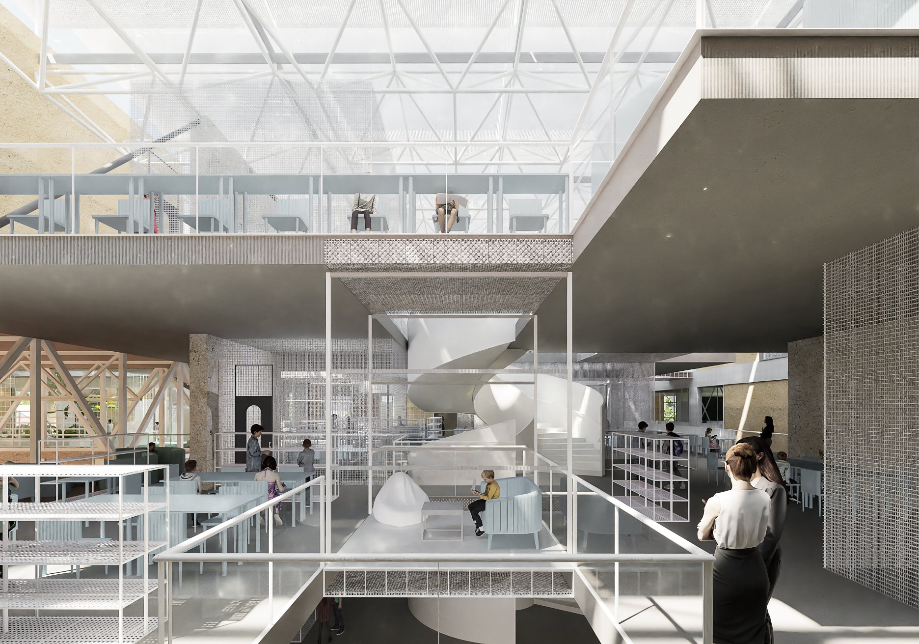 Cambridge International School - súťažný návrh