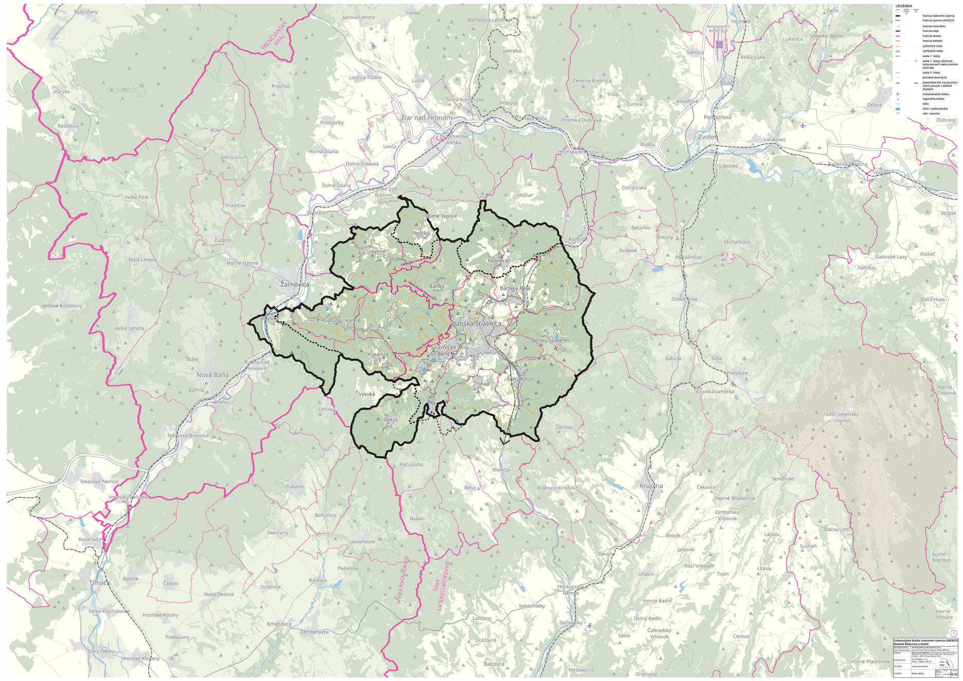 Širšie vzťahy M 1:50 000
