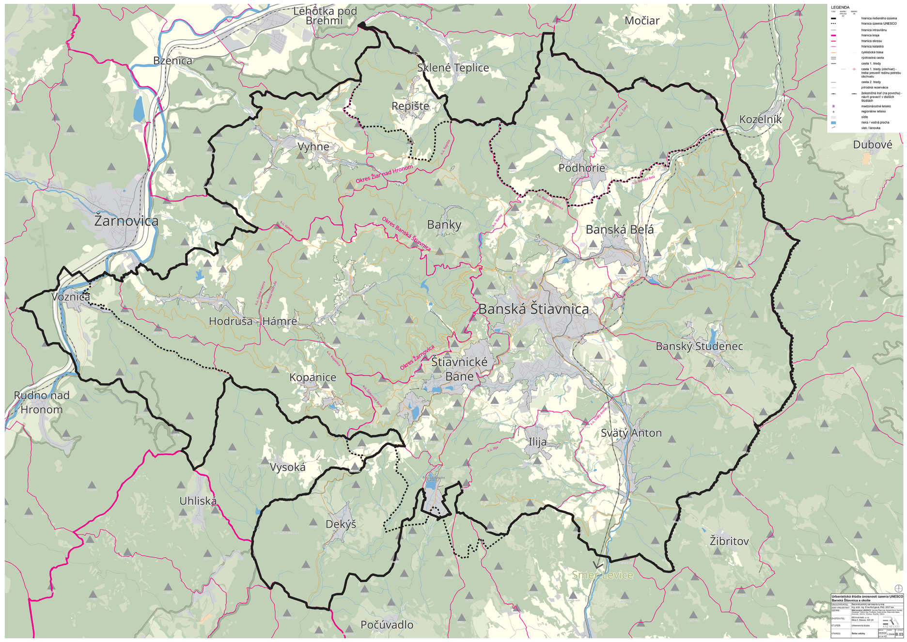 Širšie vzťahy M 1:25 000