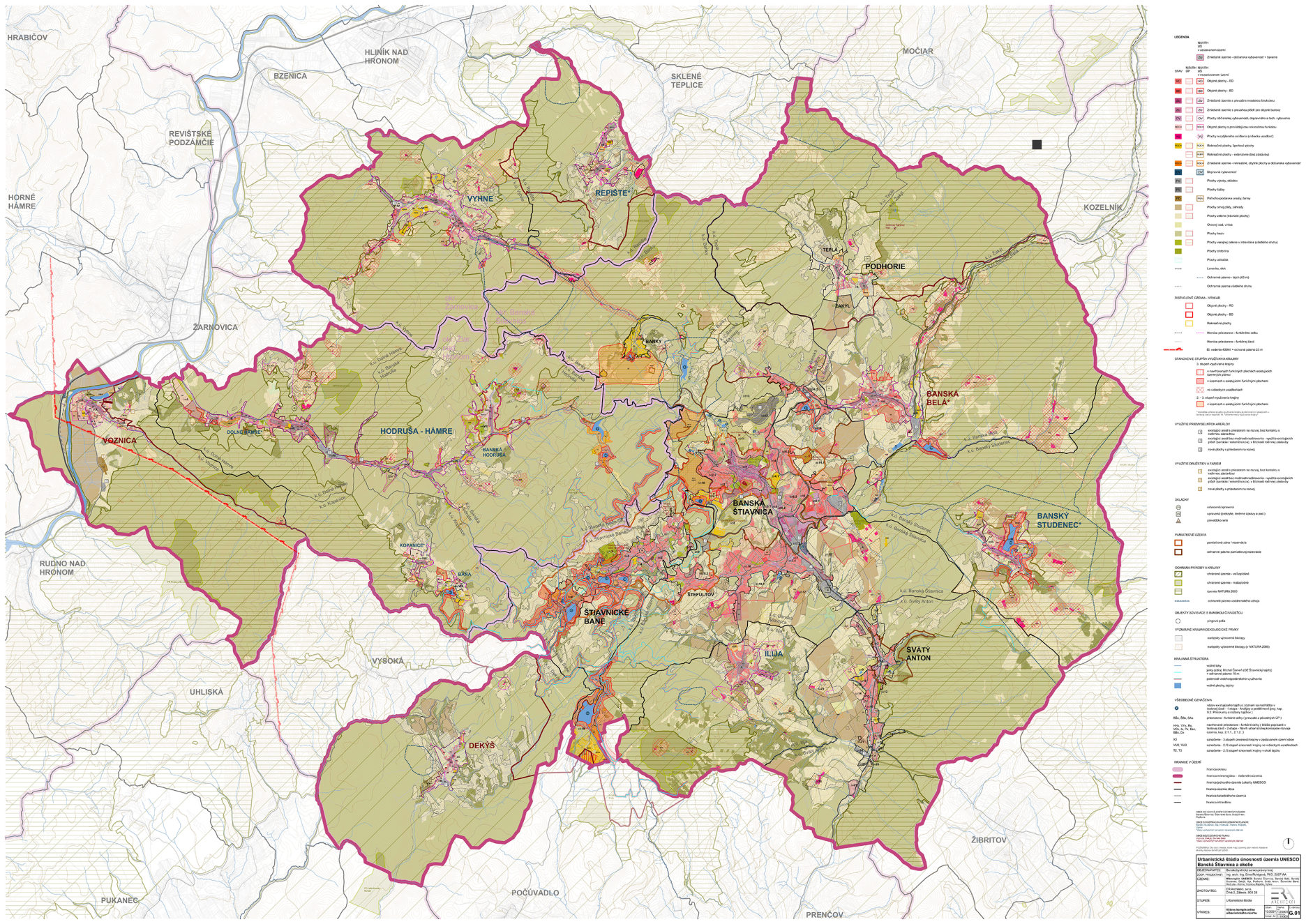 Výkres komplexného urbanistického návrhu