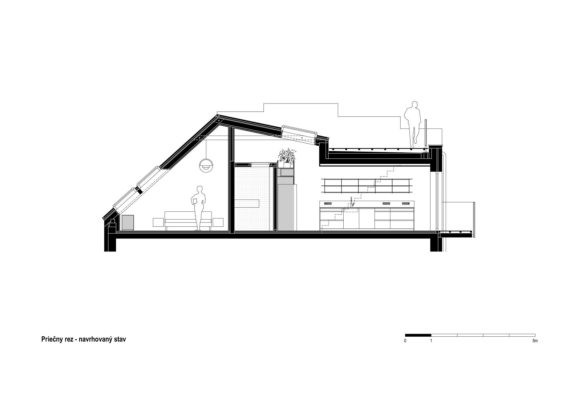 Priečny rez - nový stav