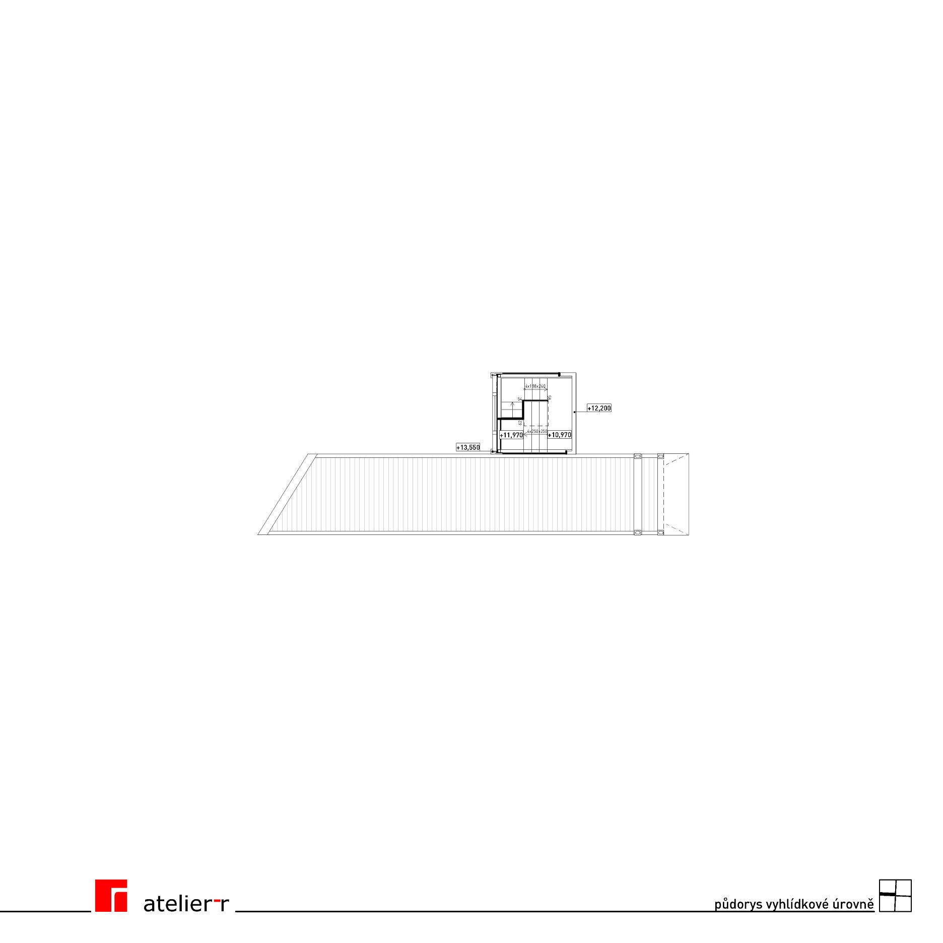 Pôdorys vyhliadkovej úrovne