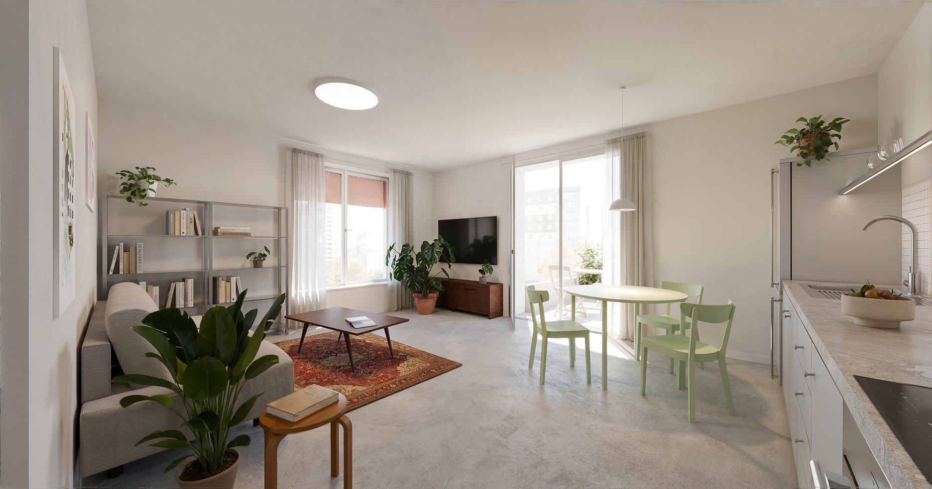 Polyfunkčná zóna Janíkov dvor - aktuálne vizualizácie ateliéru A.B.K.P.Š. 