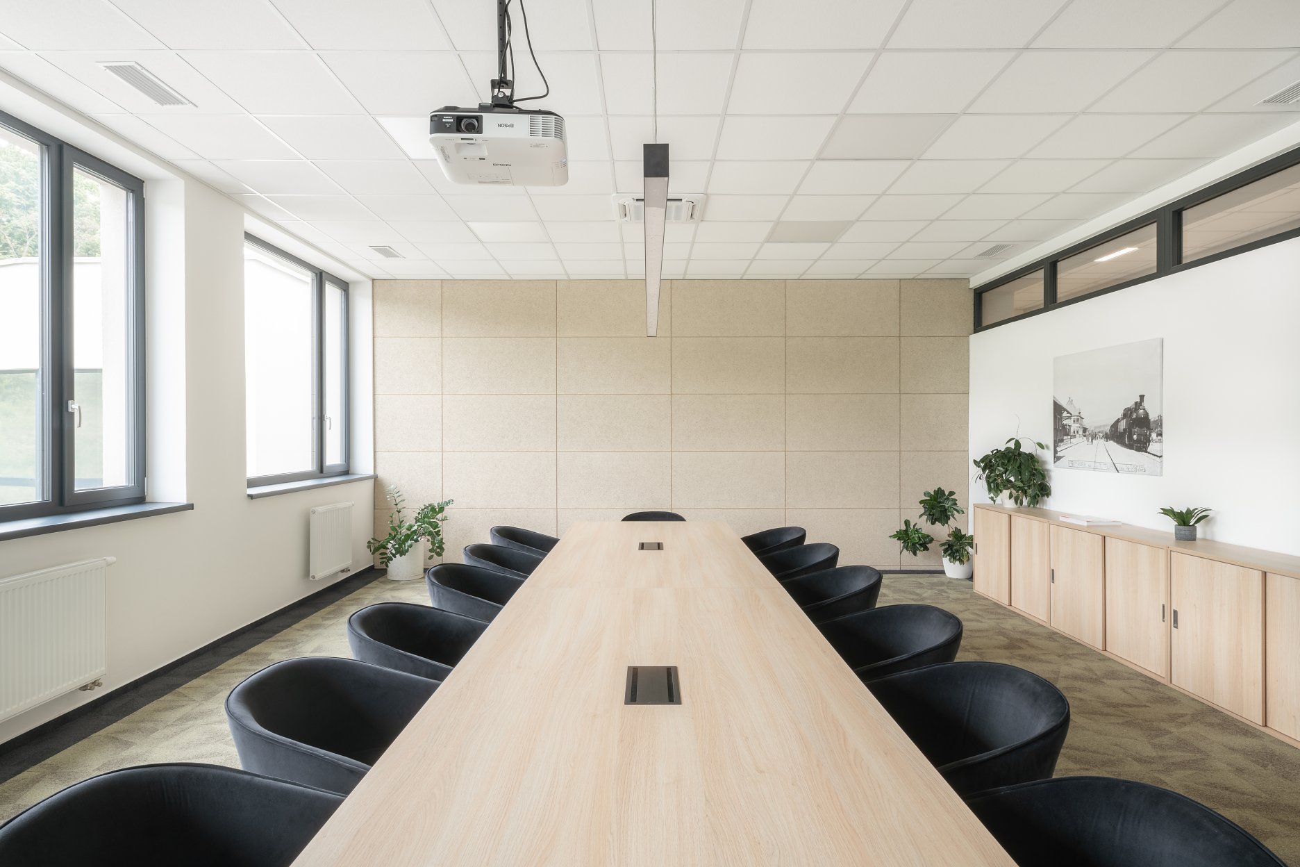 Zasadacia miestnosť vedľa primátorovej kancelárie