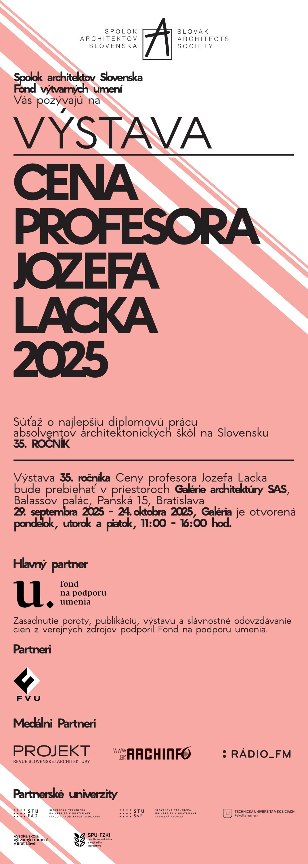 Výstava Cena profesora Jozefa Lacka 2025 | Archinfo.sk