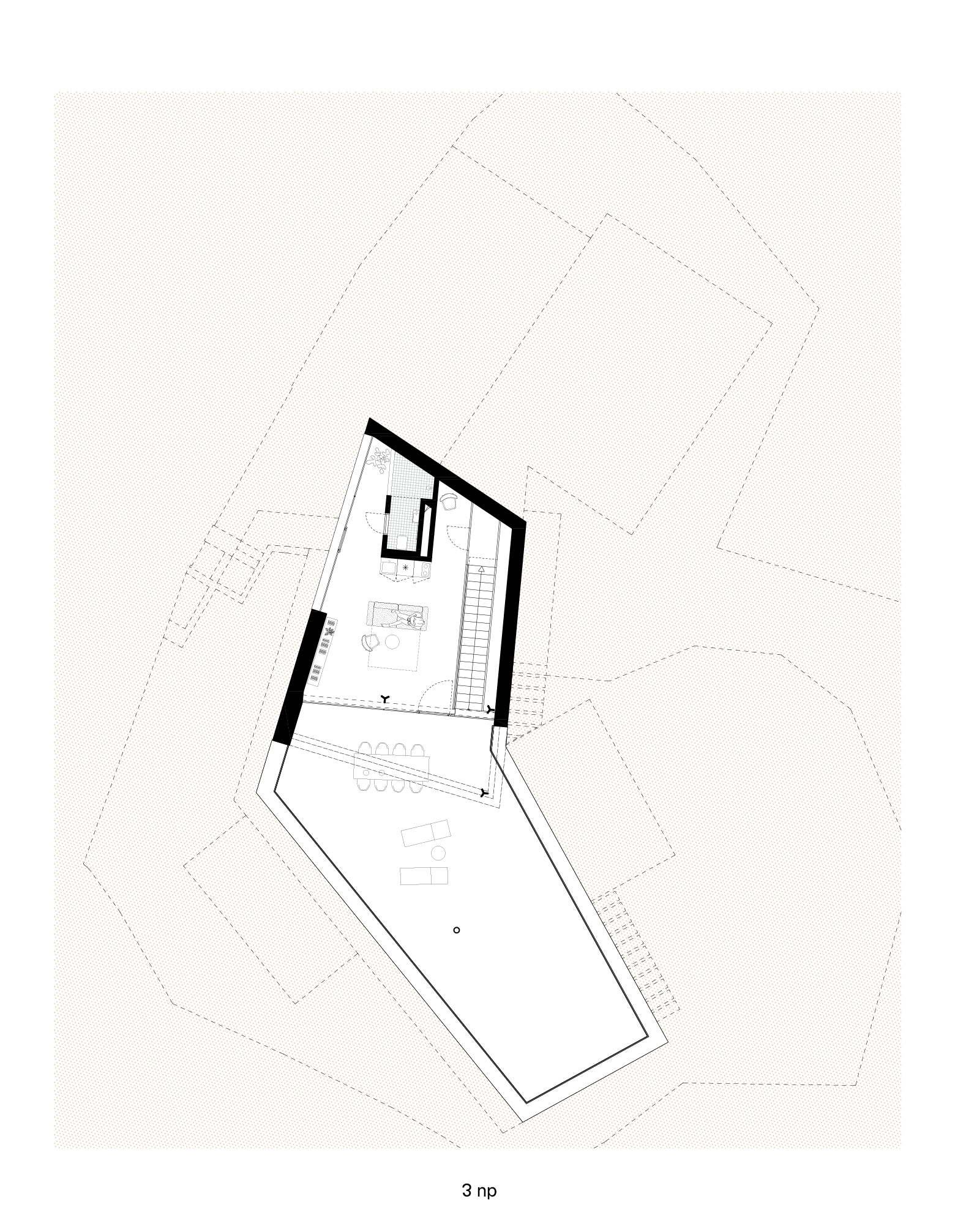 Pôdorys 3. NP