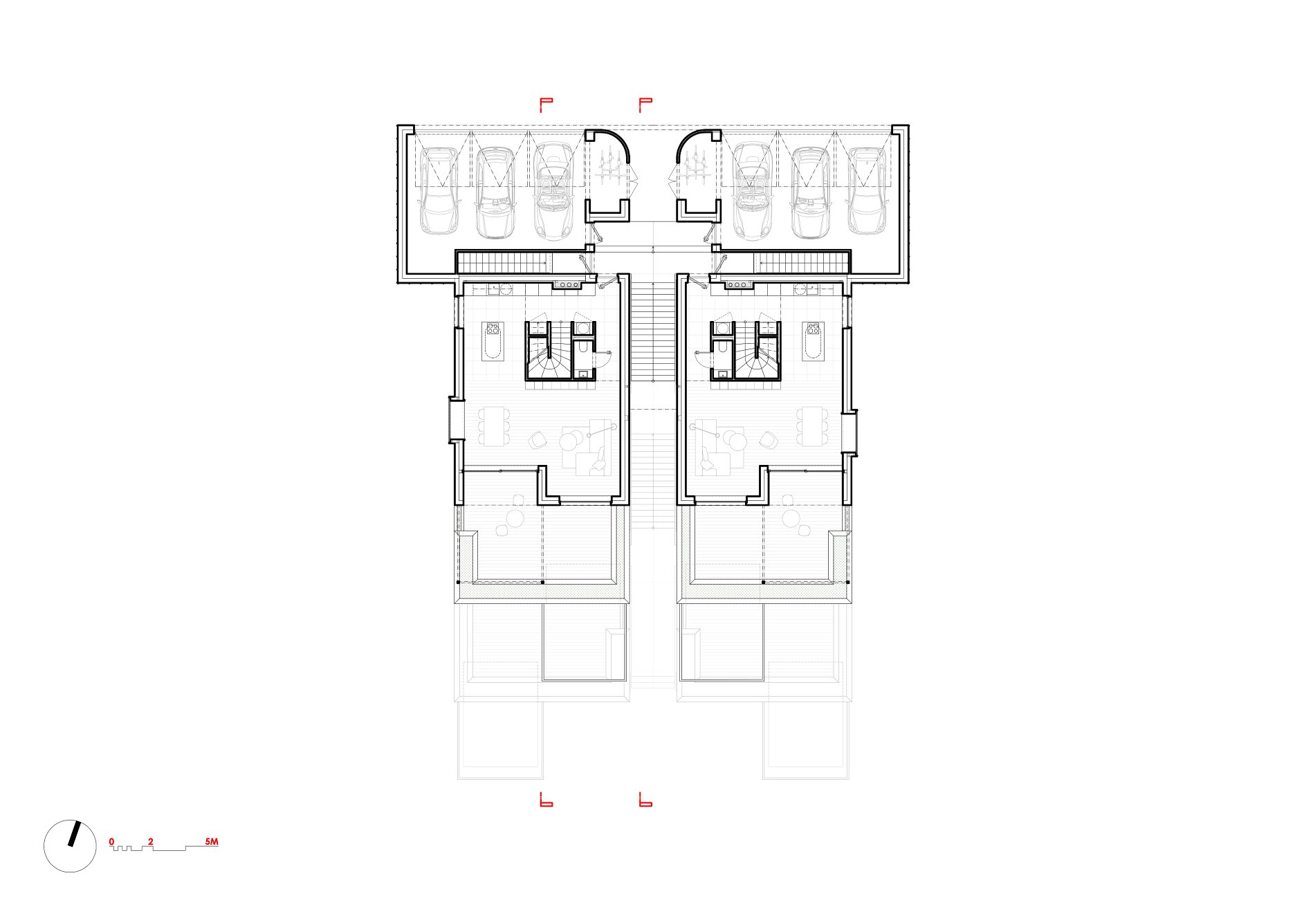 Pôdorys vstupného podlažia
