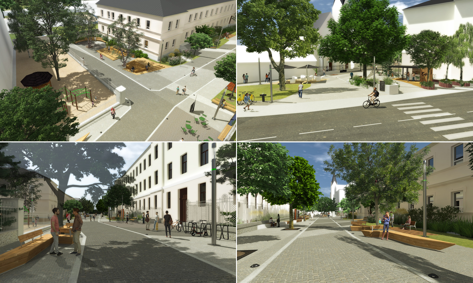 Ulica 1. mája - autori: .Blue.In.Green. - Ing. arch. Peter Štrpka, Ing. arch. Zuzana Čižmárová