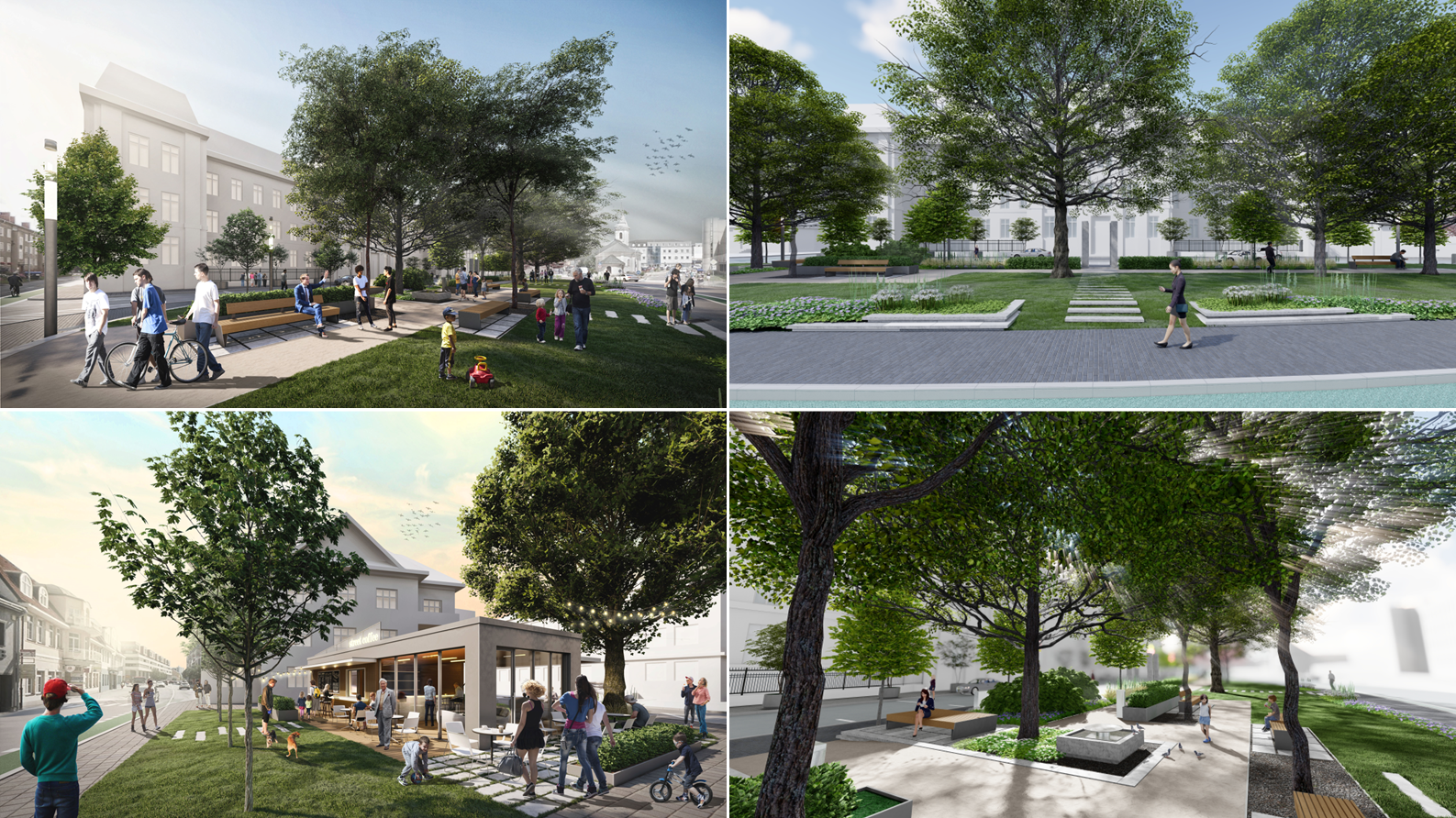 Námestie sv. Anny - autor: Ing. arch. Ivan Chudý