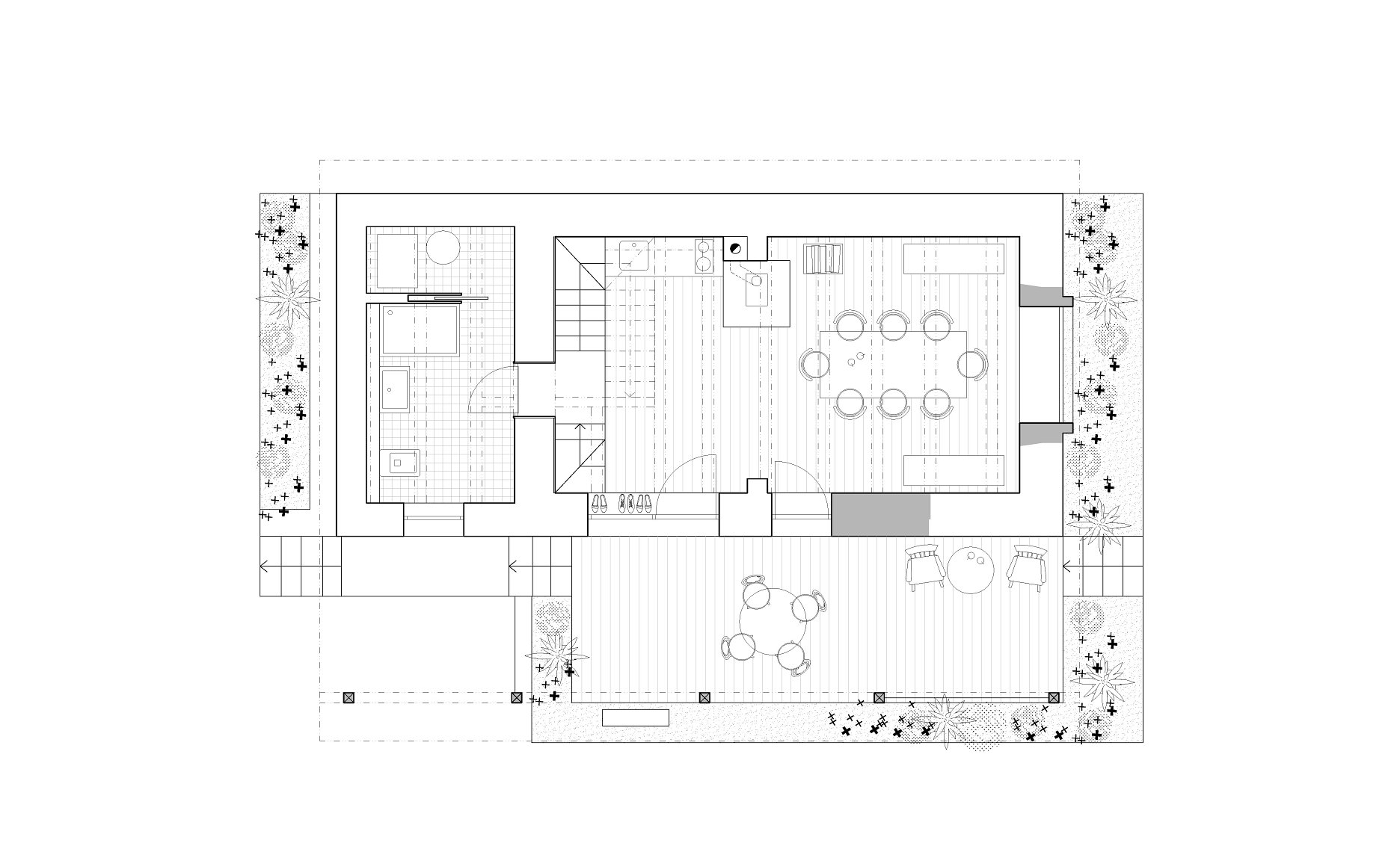 Pôdorys 1. NP - návrh