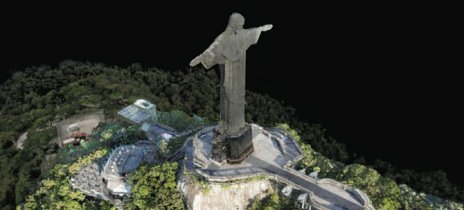 Socha Ježiša Krista v Riu de Janeiro - ako robiť 3D modely veľkých objektov