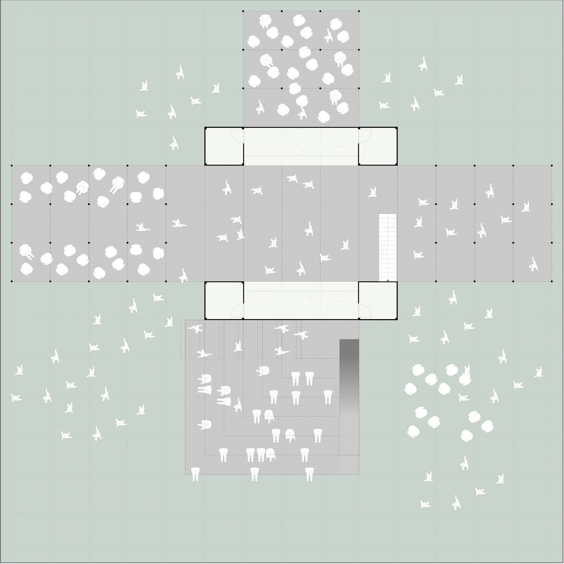 Pôdorysná schéma prvej úrovne