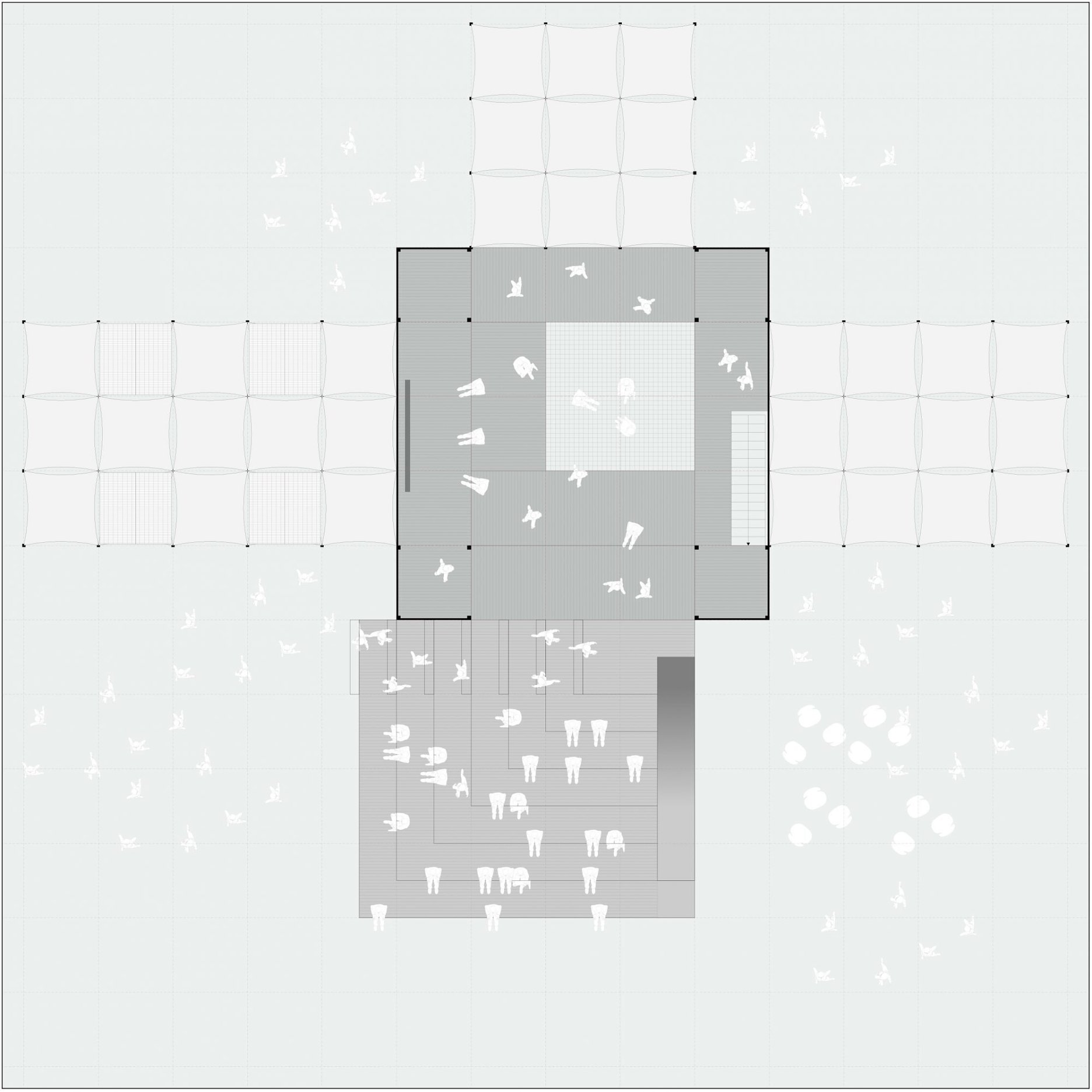 Pôdorysná schéma druhej úrovne